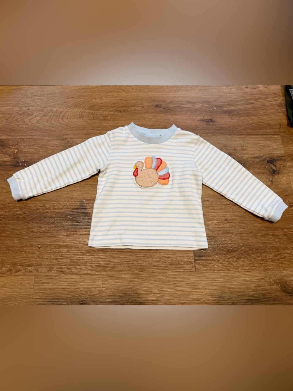 Southern Smocked Co. Toddler Boy Top with Turkey Applique